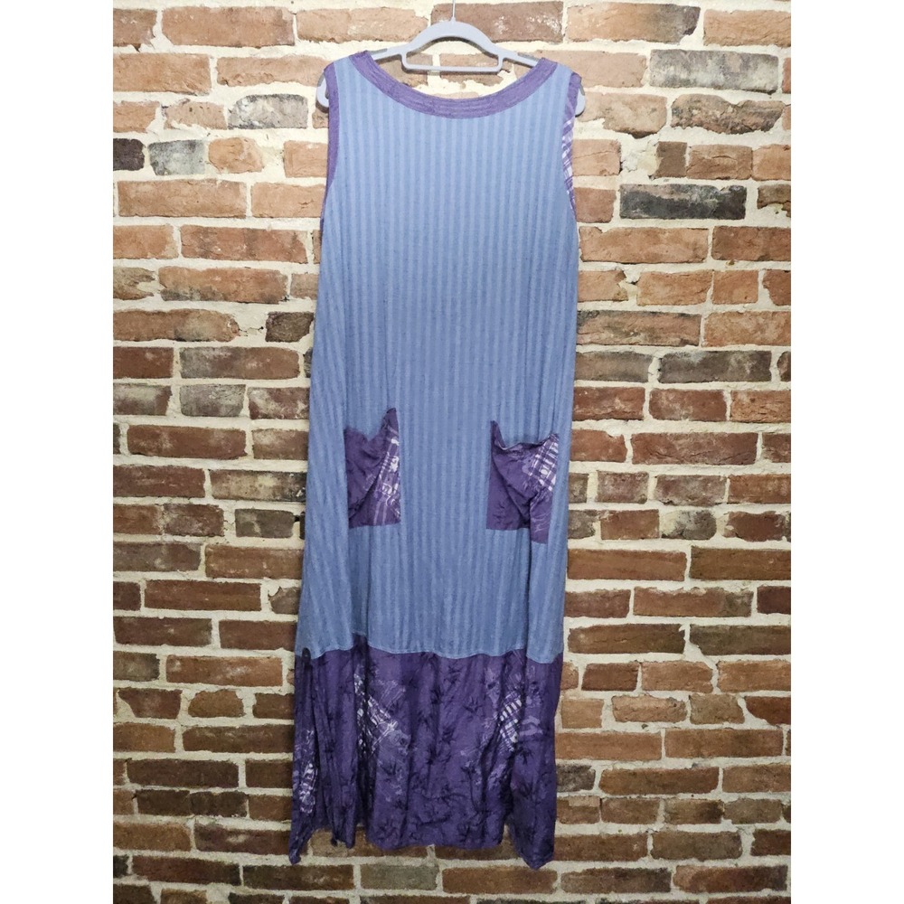 Kusnadi New York Dress Boho Maxi Indonesian Batik Art To Wear Lagenlook One Size